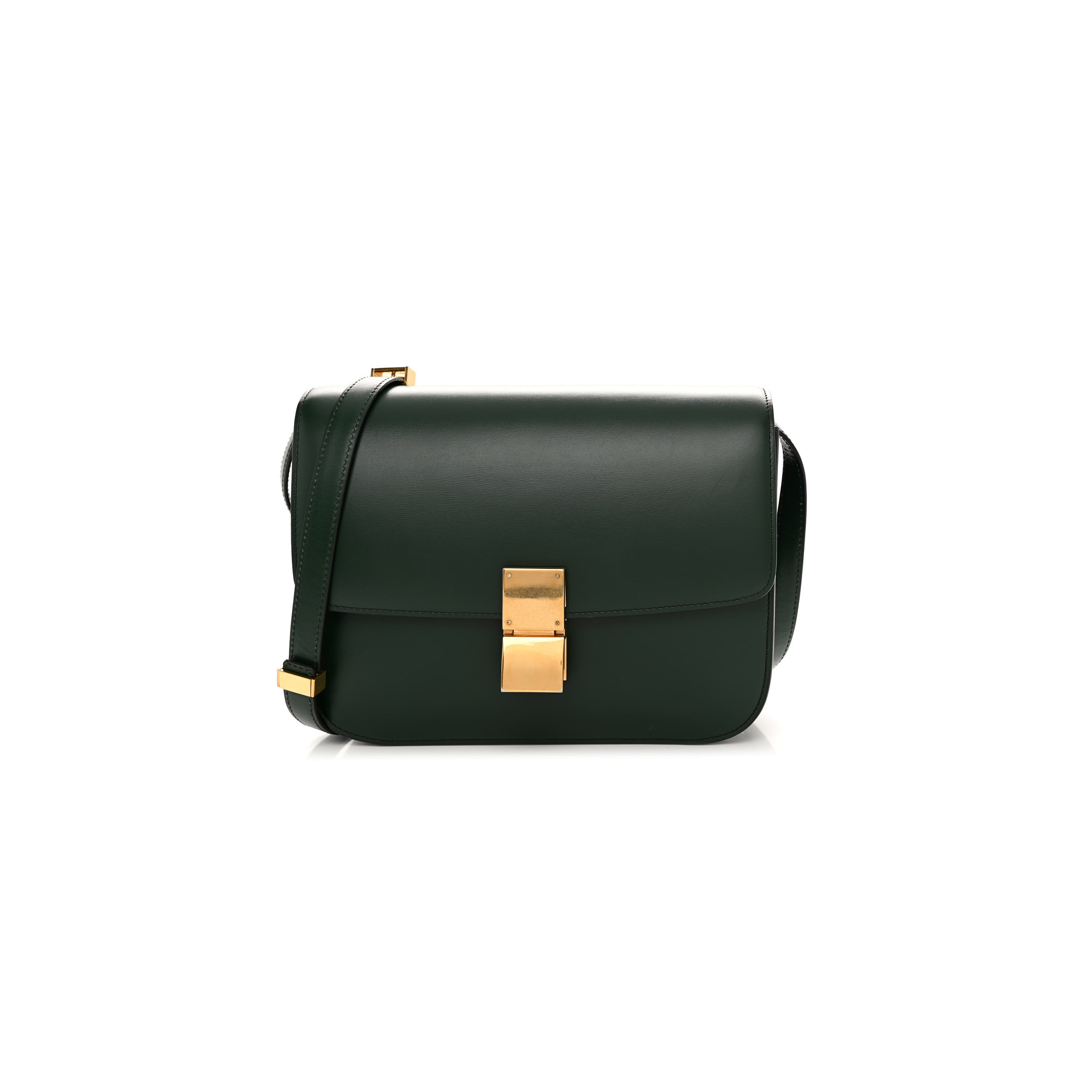 CELINE MEDIUM SHOULDER BAG IN TEEN CLASSIC STRIPED CALFSKIN 164173DLS.27DV (24*18*7cm)